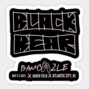 Black bear Sticker